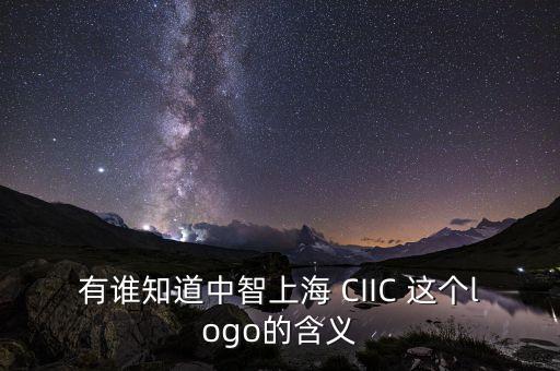 有誰(shuí)知道中智上海 CIIC 這個(gè)logo的含義