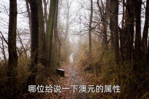 為什么說屬澳元和外延不可以，哪位給說一下澳元的屬性