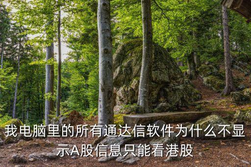 我電腦里的所有通達(dá)信軟件為什么不顯示A股信息只能看港股