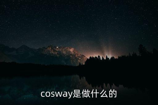 普路通是做什么的，cosway是做什么的