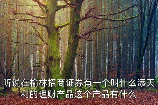 天添利保證金理財是什么，請問一下天添利是保本的理財產(chǎn)品么