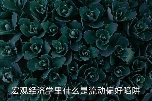 什么是流動性偏好陷阱，什么是流動偏好陷阱宏觀經(jīng)濟(jì)學(xué)