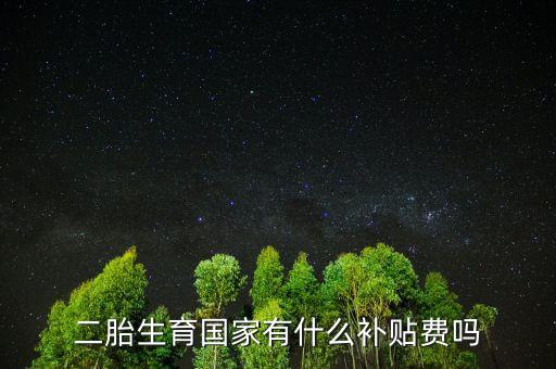 生二孩有什么補(bǔ)貼，生育二胎國(guó)家有沒(méi)有補(bǔ)貼