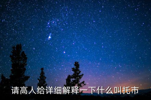 什么是托市政策，請高人給詳細(xì)解釋一下什么叫托市