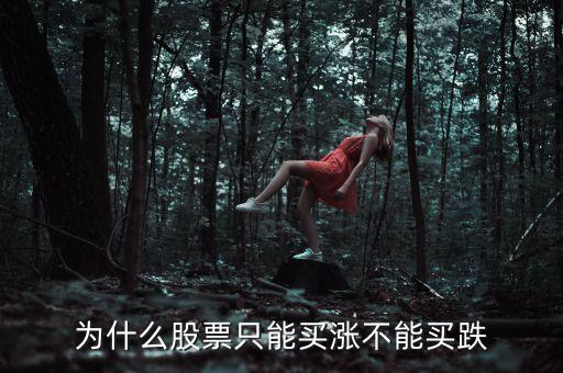 股票為什么不能買跌，股票只能買低不能買跌如何理解啊