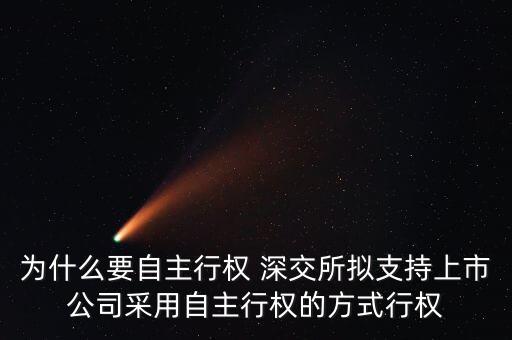 自主行權(quán)什么意思股票賣嗎，股票行權(quán)是什么意思