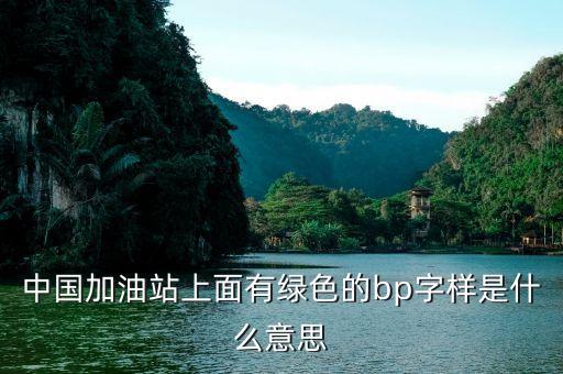 中國加油站上面有綠色的bp字樣是什么意思