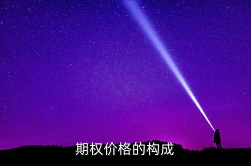 期權價格的構成