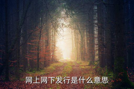 什么是網(wǎng)上發(fā)行基金，發(fā)行基金是什么意思