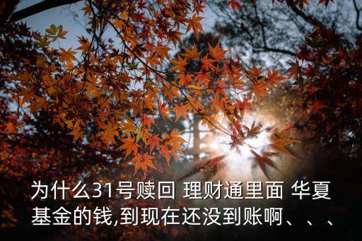 華夏基金理財通