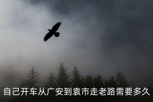 自己開(kāi)車從廣安到袁市走老路需要多久