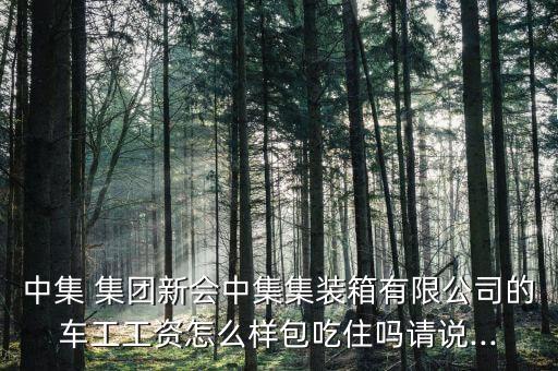煙臺(tái)中集集團(tuán)待遇,中集集團(tuán)待遇怎么樣 校招