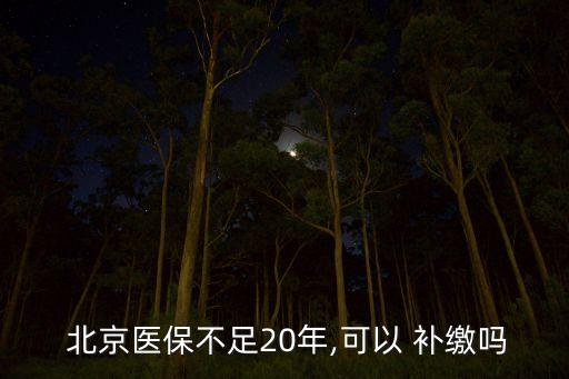 北京退休人員補(bǔ)繳醫(yī)療,退休人員醫(yī)保一次性補(bǔ)繳