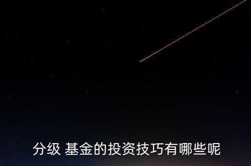 如何正確炒作分級基金B(yǎng),關于分級基金的說法中,正確的是