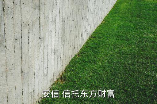 安信 信托東方財(cái)富