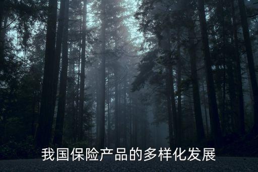 我國保險(xiǎn)產(chǎn)品的多樣化發(fā)展