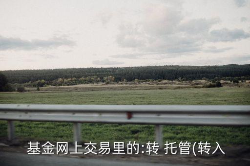 哪種基金能轉托管,基金轉托管一步兩步怎么區(qū)分