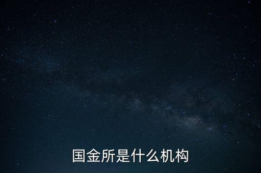 國(guó)金所是什么機(jī)構(gòu)