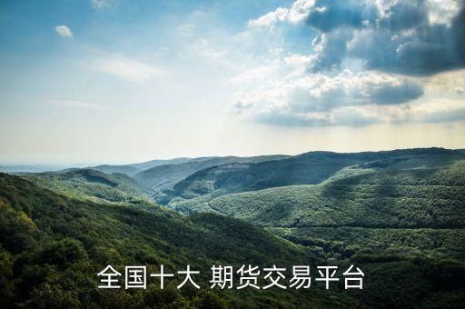 全國(guó)十大 期貨交易平臺(tái)