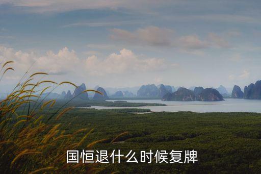  國(guó)恒退什么時(shí)候復(fù)牌