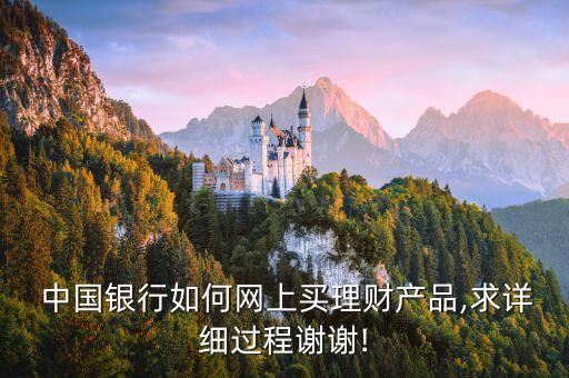  中國(guó)銀行如何網(wǎng)上買(mǎi)理財(cái)產(chǎn)品,求詳細(xì)過(guò)程謝謝!