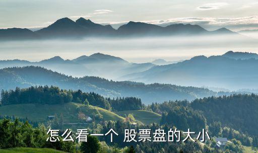 如何看股票盤
