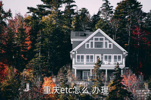  重慶etc怎么 辦理