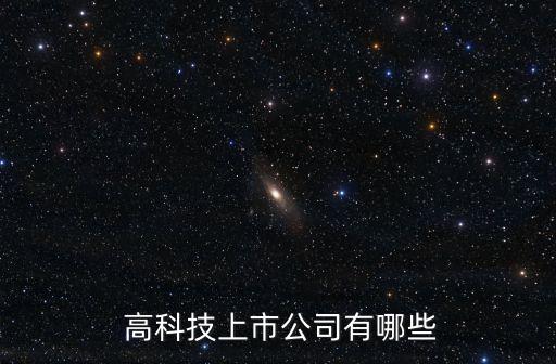  高科技上市公司有哪些