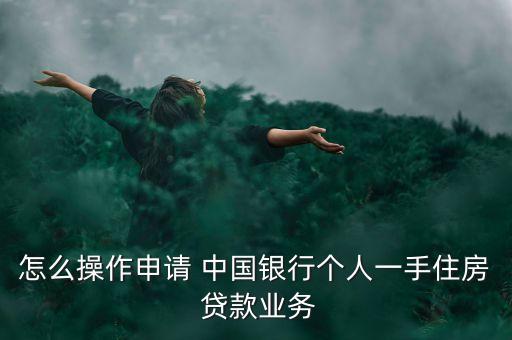 中國銀行購房按揭貸款
