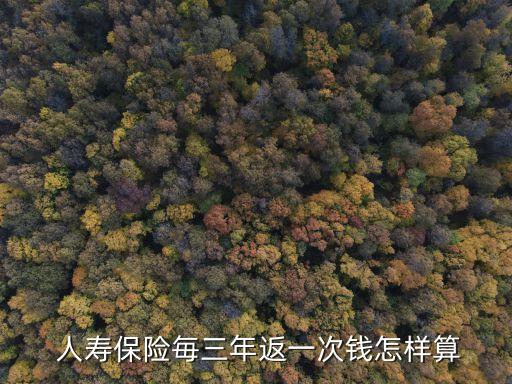中國人壽生存金怎么算