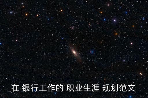 小銀行做開發(fā)的職業(yè)規(guī)劃