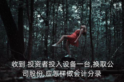  收到 投資者投入設(shè)備一臺,換取公司股份,應(yīng)怎樣做會計分錄
