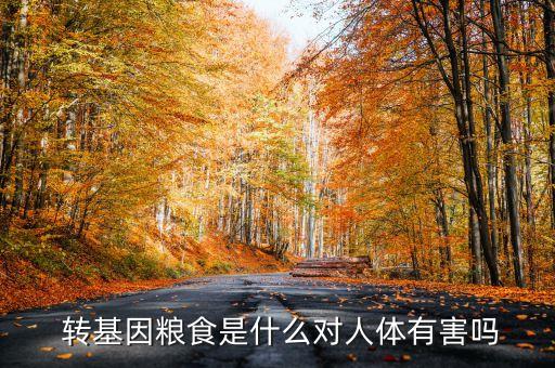  轉(zhuǎn)基因糧食是什么對(duì)人體有害嗎