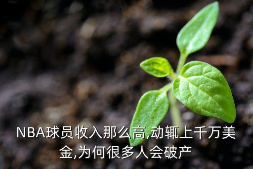 NBA球員收入那么高,動(dòng)輒上千萬(wàn)美金,為何很多人會(huì)破產(chǎn)