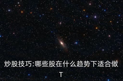 炒股技巧:哪些股在什么趨勢(shì)下適合做T