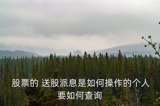 怎么快速查到股票送股公告