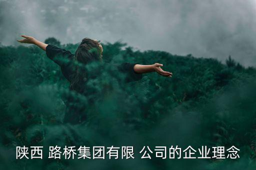 陜西 路橋集團(tuán)有限 公司的企業(yè)理念