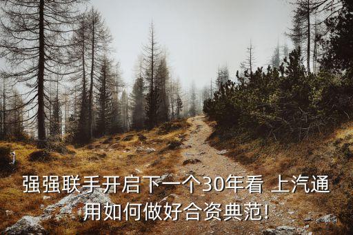 強強聯(lián)手開啟下一個30年看 上汽通用如何做好合資典范!