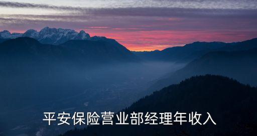 中國平安老總年薪