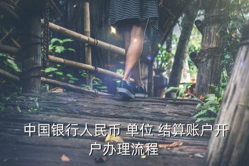  中國(guó)銀行人民幣 單位 結(jié)算賬戶(hù)開(kāi)戶(hù)辦理流程