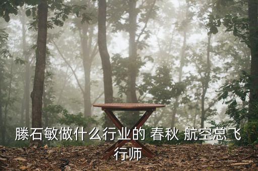 滕石敏做什么行業(yè)的 春秋 航空總飛行師