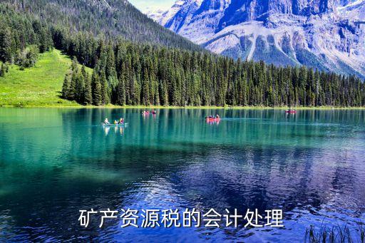 礦產(chǎn)資源稅的會計處理