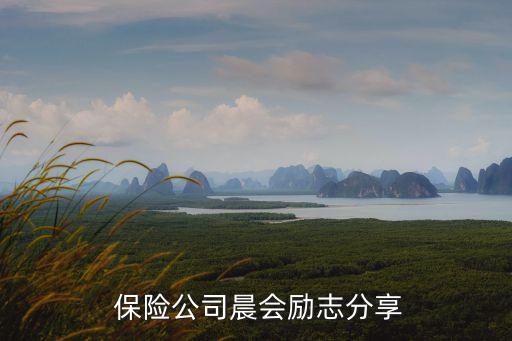 保險(xiǎn)公司晨會(huì)勵(lì)志分享