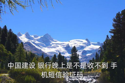 建行手機銀行晚間經(jīng)常不能用嗎