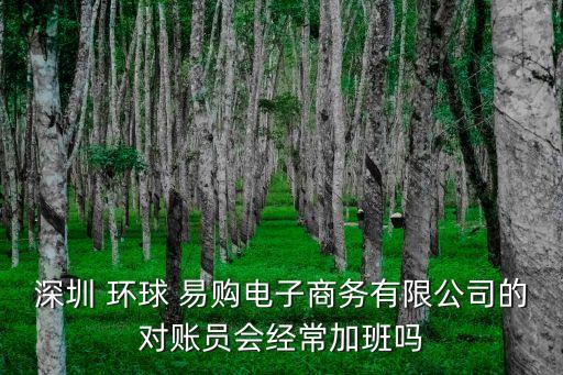 深圳 環(huán)球 易購電子商務(wù)有限公司的對賬員會經(jīng)常加班嗎