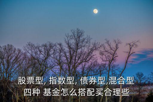 股票型, 指數(shù)型, 債券型,混合型四種 基金怎么搭配買(mǎi)合理些