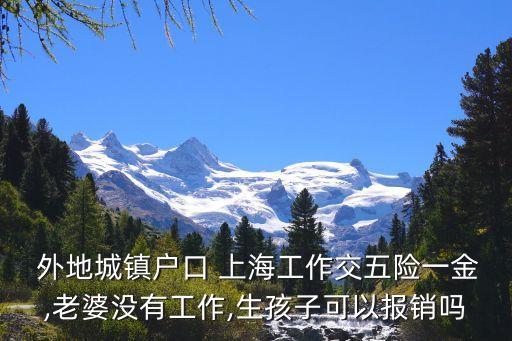  外地城鎮(zhèn)戶口 上海工作交五險(xiǎn)一金,老婆沒有工作,生孩子可以報(bào)銷嗎