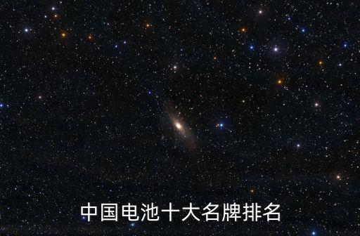 中國電池十大名牌排名