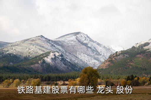鐵路基建股票有哪些 龍頭 股份