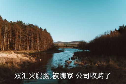 雙匯火腿腸,被哪家 公司收購了
